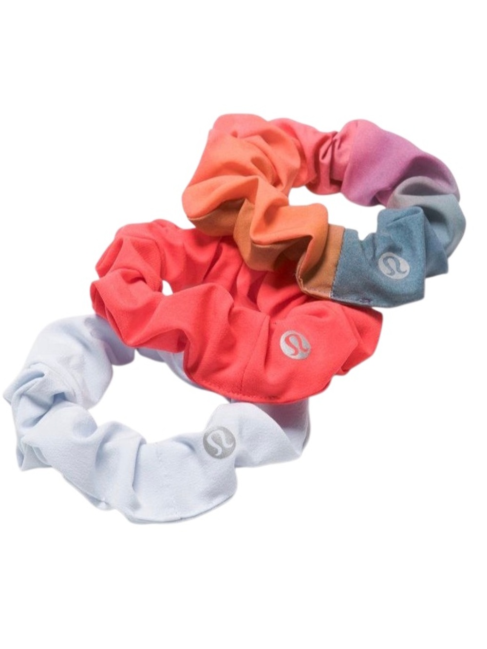 Lululemon Uplifting Scrunchies 3 Pack Training Star Burst Tone/Starch Blue/Speed